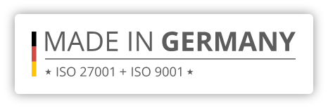 Made In Germany ISO 27001 ISO 9001